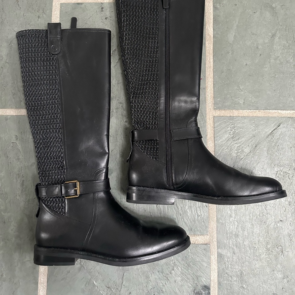 Cole Haan leather boots.